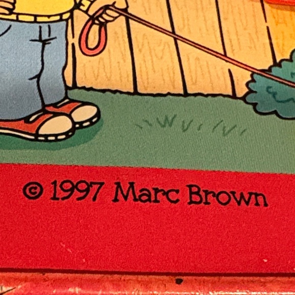 Vintage 1997 Arthur Kids Treasure Chest Lunchbox - Multicolor - Picture 9 of 13